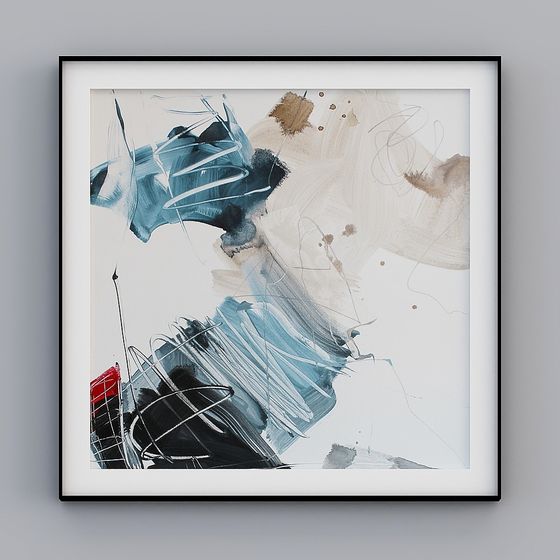 Broken Dance 3D model - Abstract Geometric Art