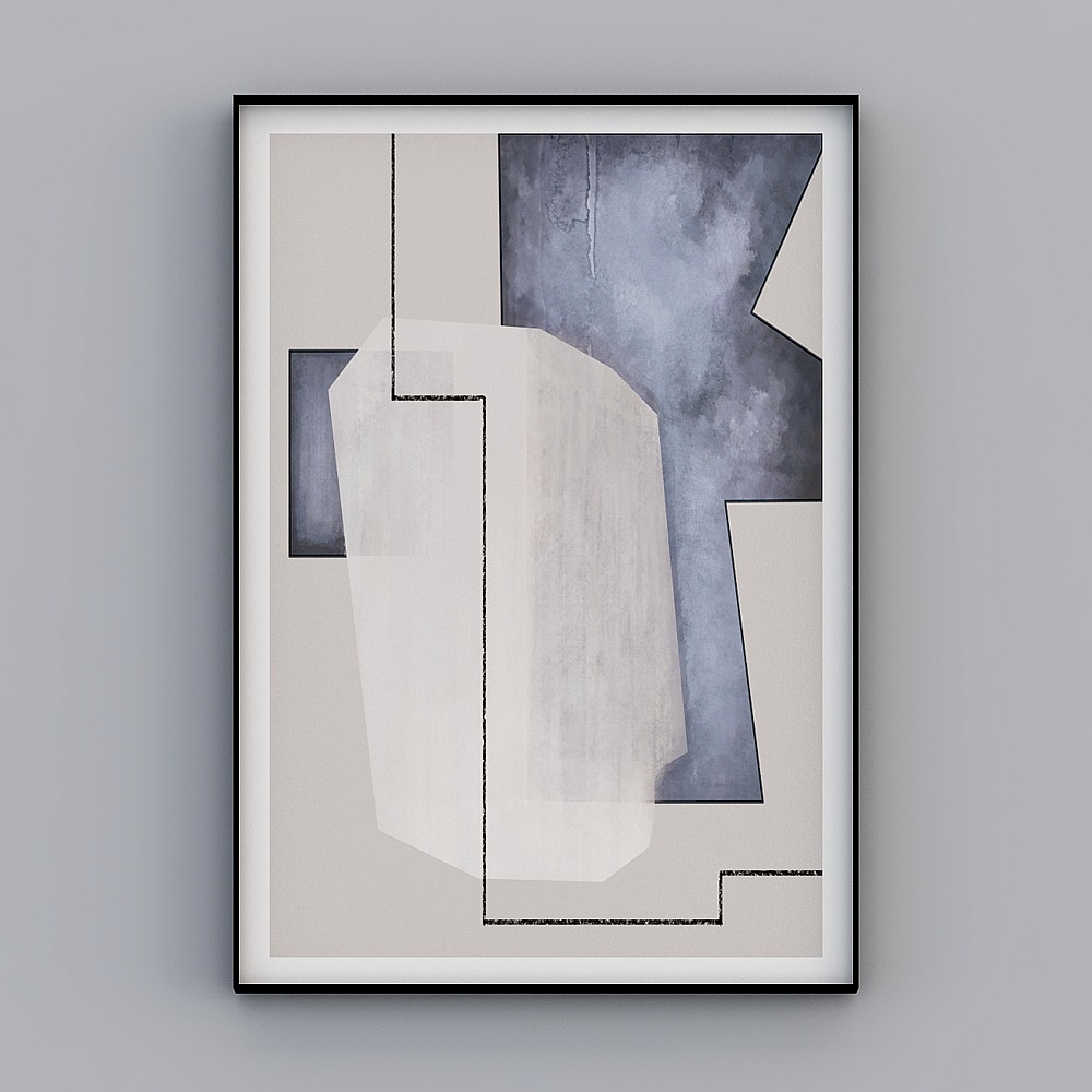 "Ya companion" modern minimalist into the house Xuanguan paintin