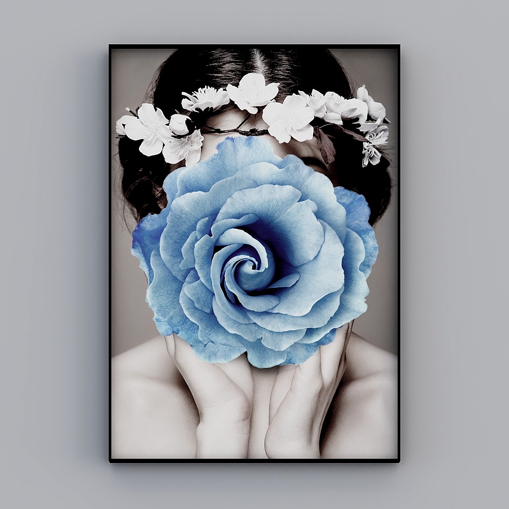 "Ya Companion" Xuanguan art figure bedroom mural