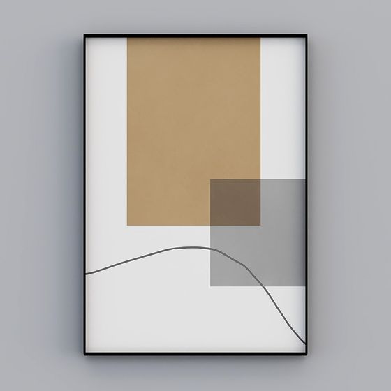 Abstract Lines 3D model