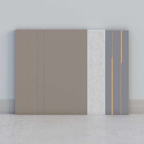 Abstract Geometric Door 3D model