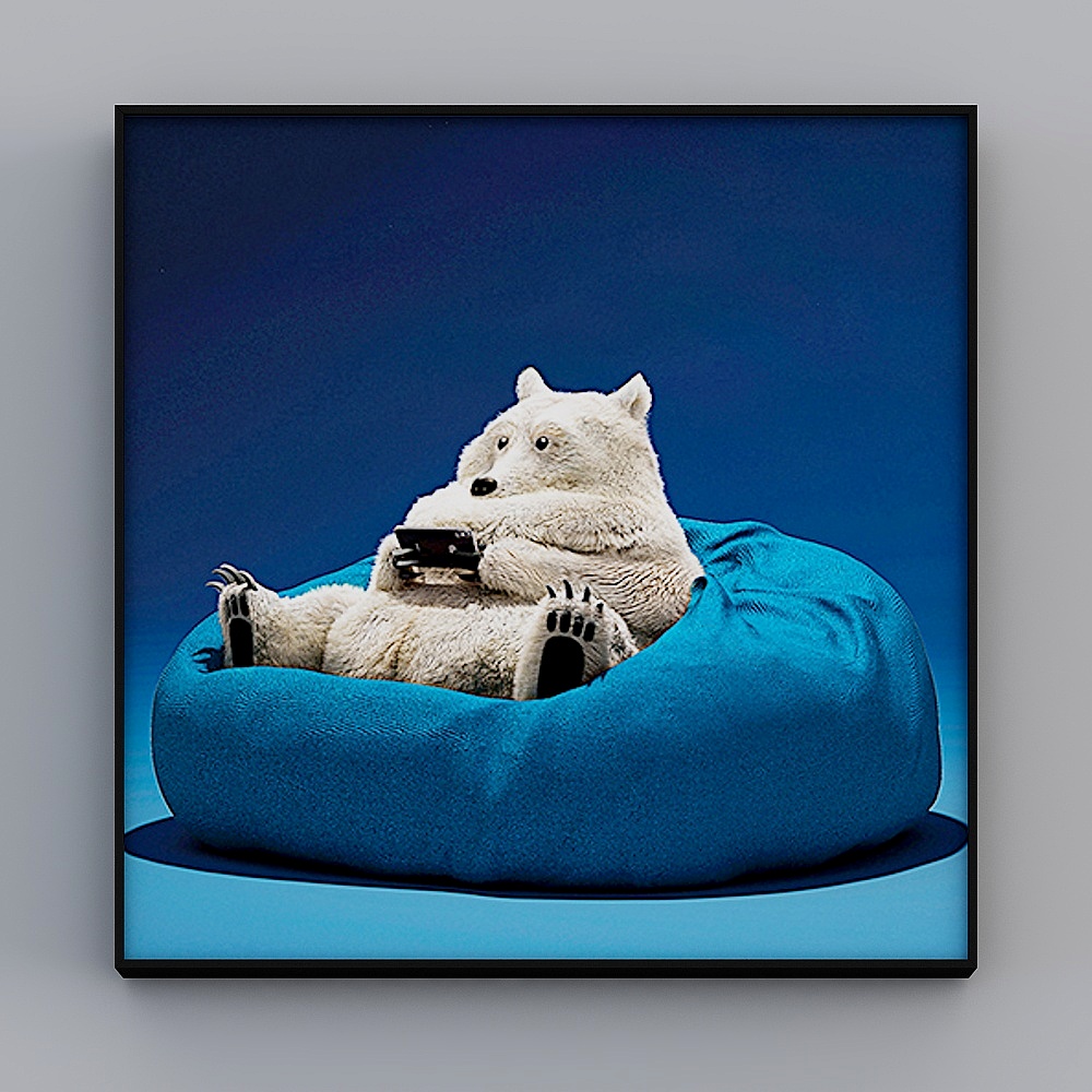 Zhuo Yi - modern minimalist wind - bedroom room decoration painting - Ge You lie down