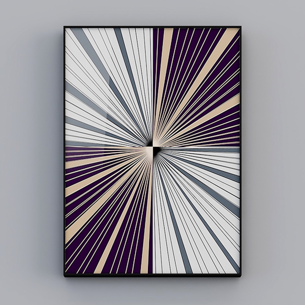 Zhuo Yi - Modern minimalist wind - sofa background wall decoration painting - Mingjin