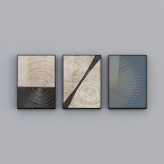 Stunning Abstract Art Series 3D Model