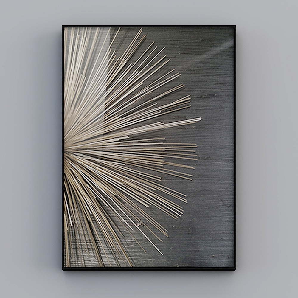 Zhuo Yi - Modern minimalist wind - sofa background wall decoration painting - Mingjin