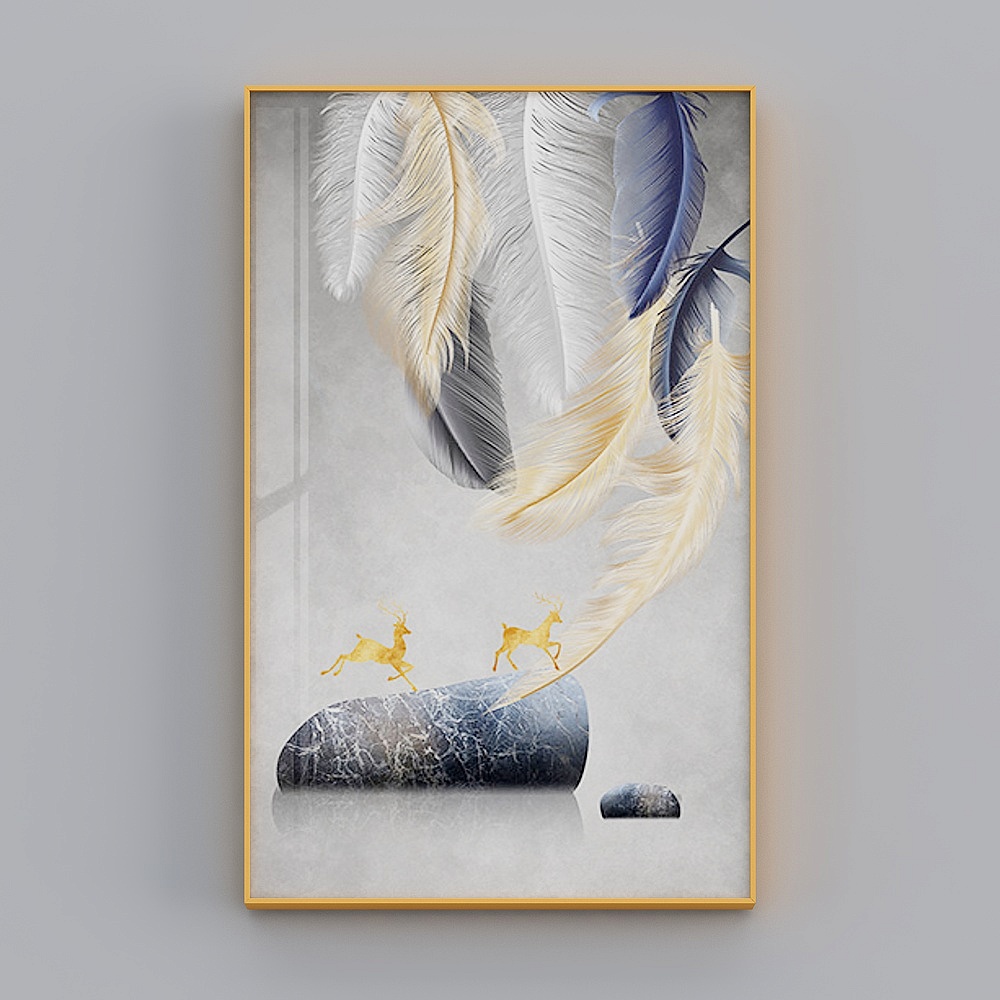 Zhuo Yi - stile moderno minimalista - pittura decorativa Xuanguan - danza di luce in volo