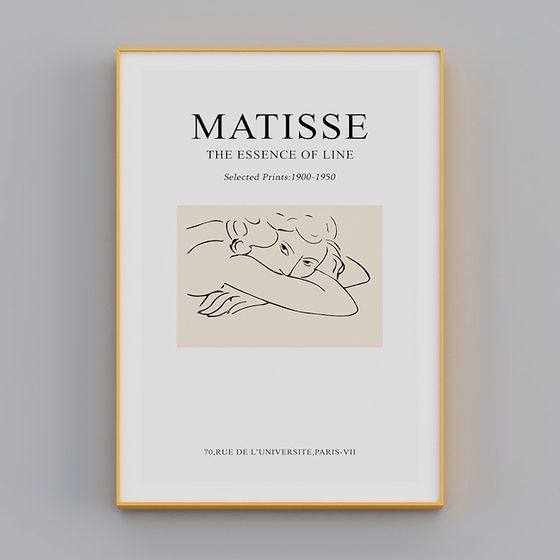 Matisse Art Lines 3D model