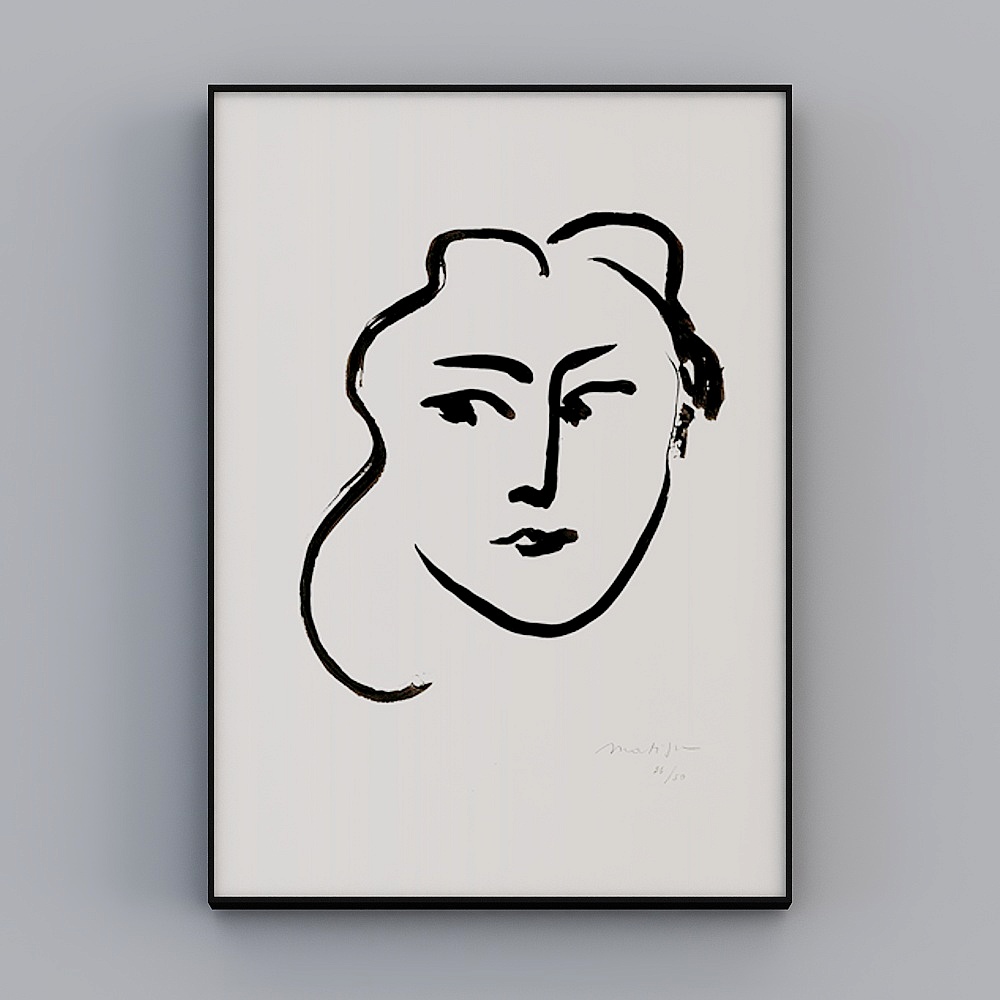 Zoyi - Modern minimalist wind - Living room decoration painting - cat on the window sill