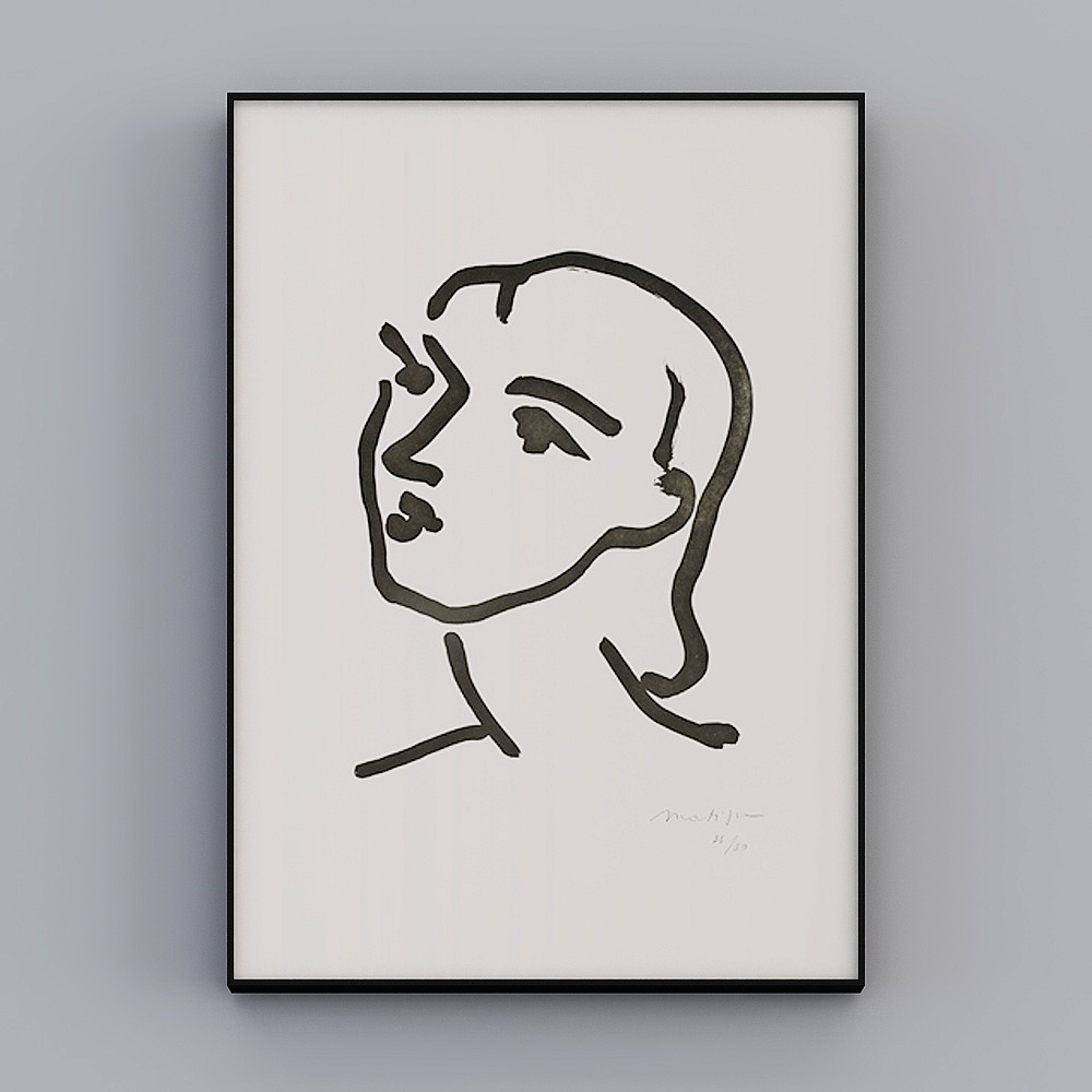 Zoyi - Modern minimalist wind - Living room decoration painting - cat on the window sill