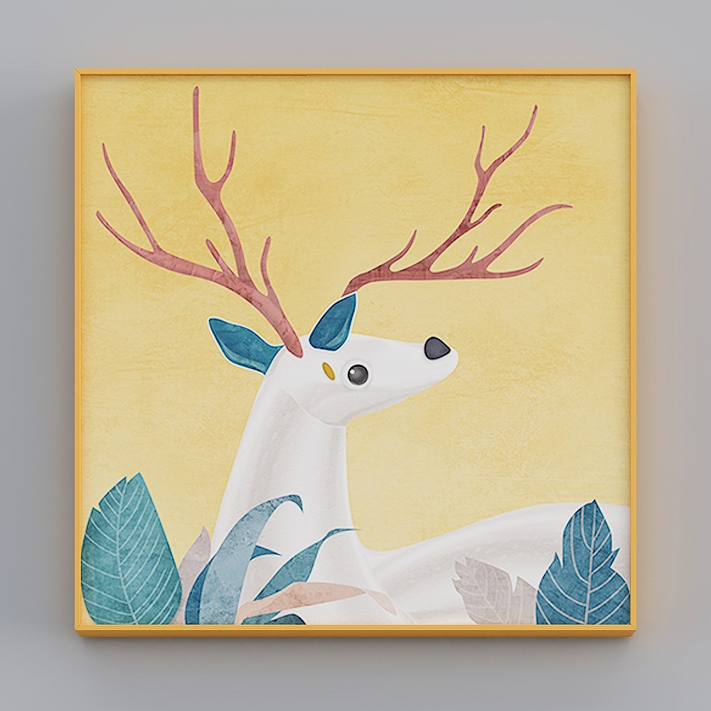 Zoyi - Nordic Wind - Living Room Decorative Painting - Midsummer Carols