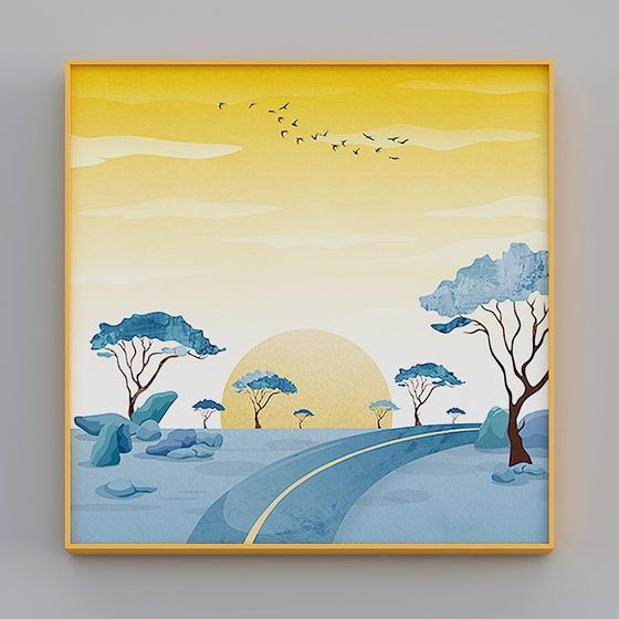 Enchanting African Savanna 3D model