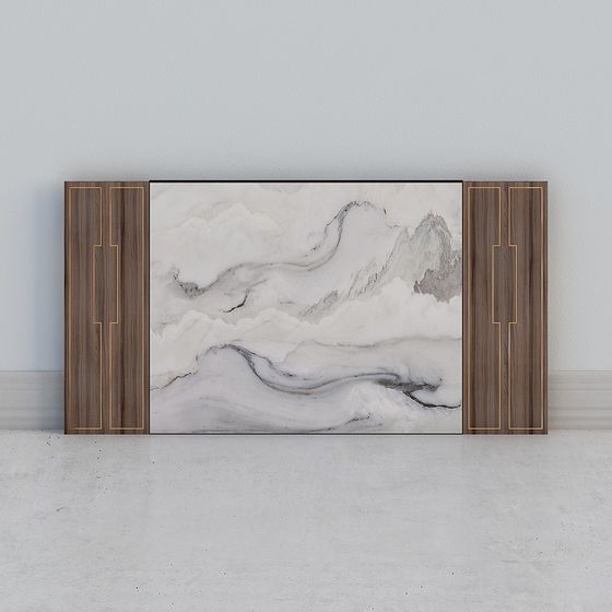 Cloud Mountain Screen 3D model