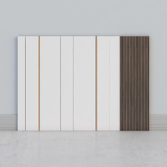 Minimalist Panel 3D model for Modern Interiors