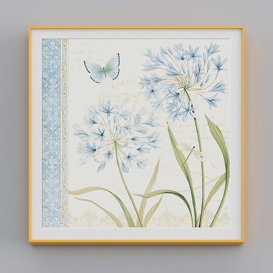 Elegant Floral 3D Model for Creative Use