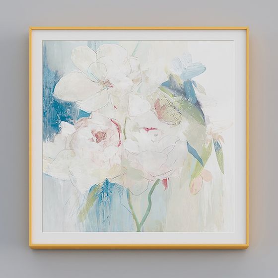 Dreamy Floral Poetry 3D model