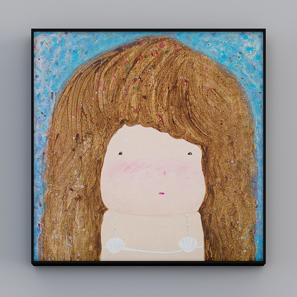 Zhuo Yi - Modern minimalist wind - Bedroom bedside decorative painting - Sakura's happy life