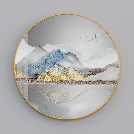 Ming Mirror Mountain and River 3D model