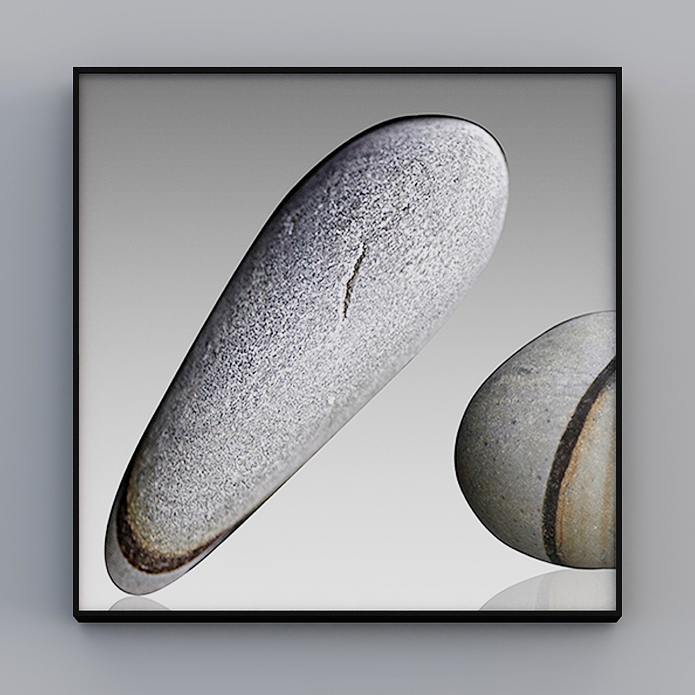 Zhuo Yi - modern minimalist wind - living room decorative painting - stone to run