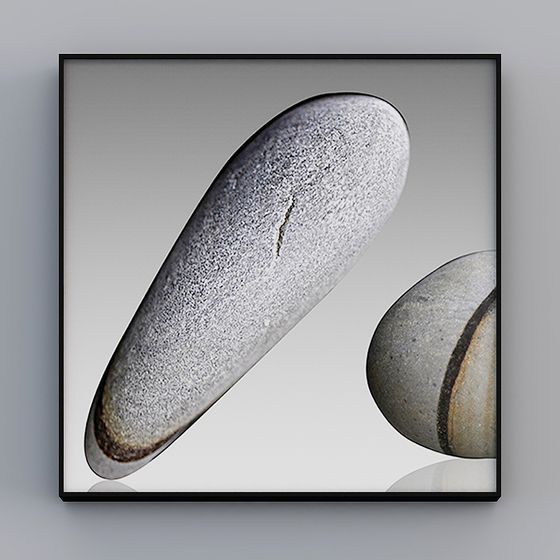 Rocks of Silence 3D model for Creative Projects