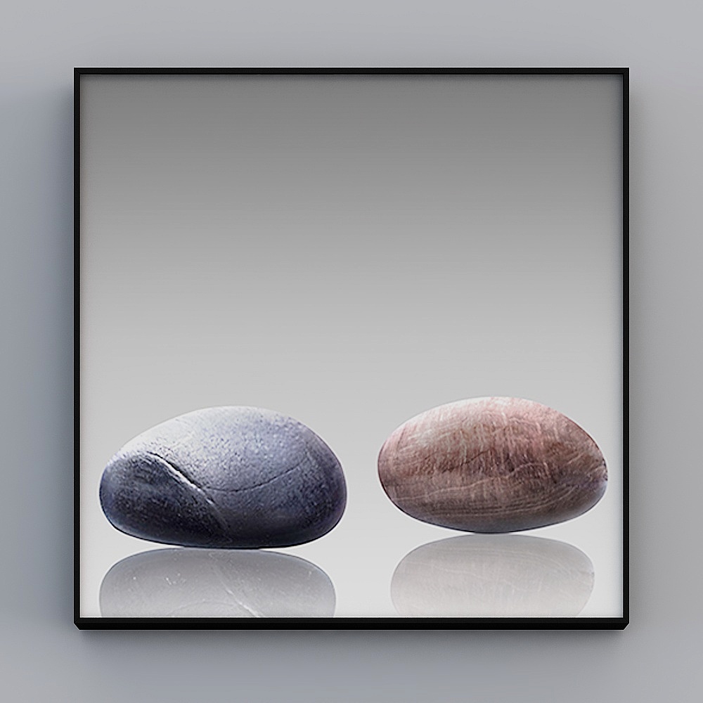 Zhuo Yi - modern minimalist wind - living room decorative painting - stone to run