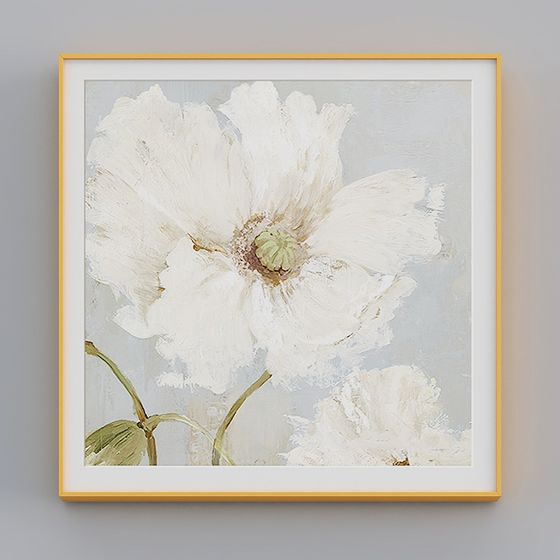 Zhuo Yi - 現代輕奢風 - 客廳裝飾畫 - 層層蓮花 A 627269801610