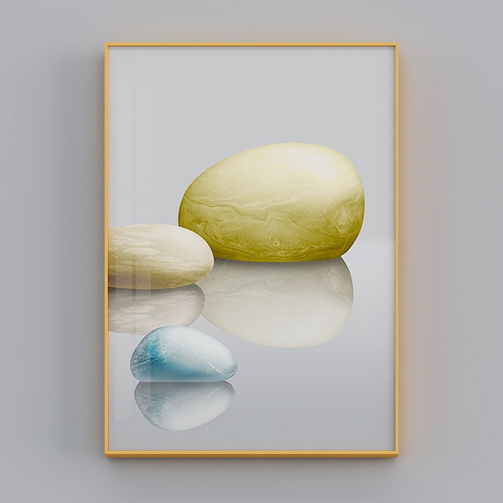 Zhuo Yi - modern light luxury wind - restaurant decoration painting - transshipment stone