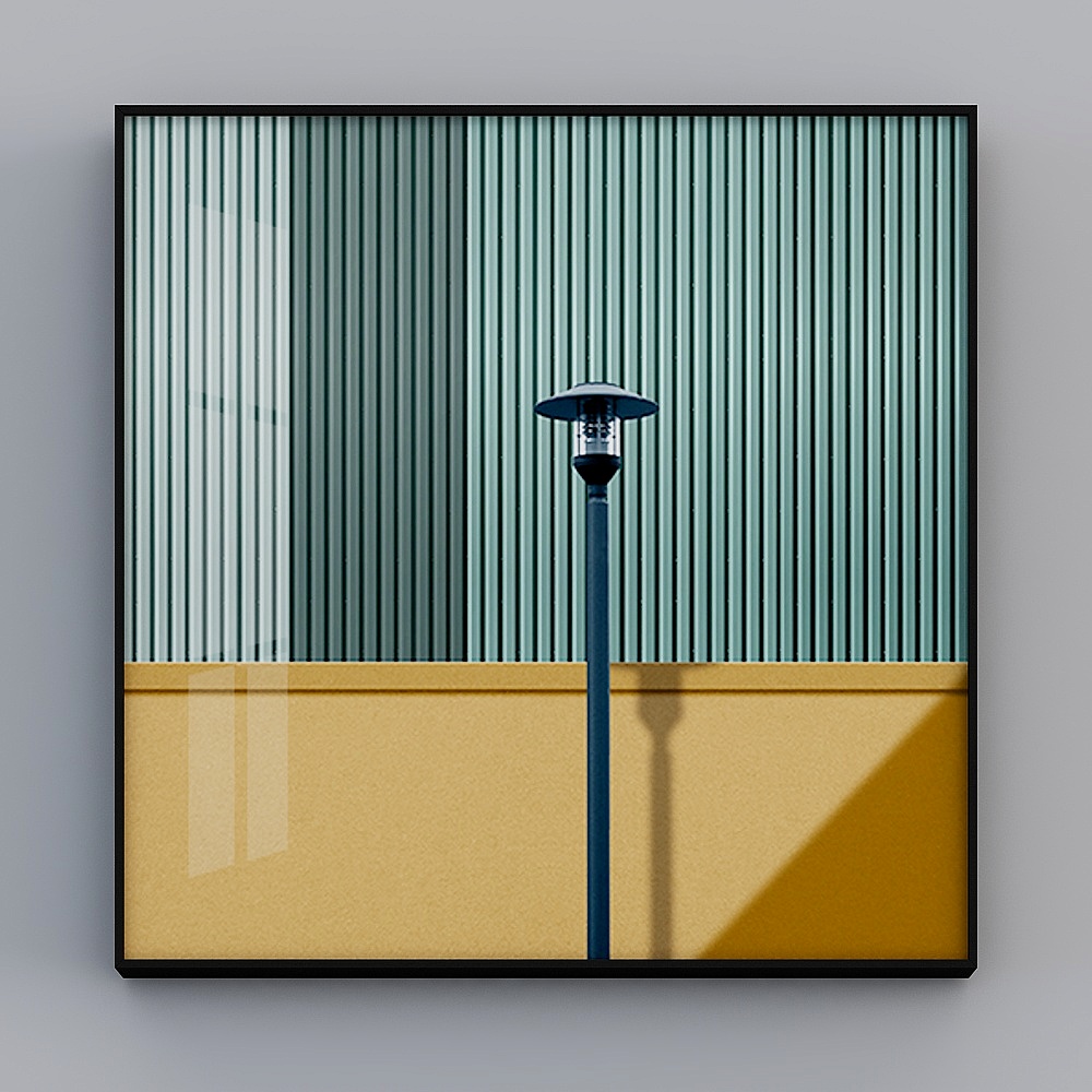 Zoe - Nordic wind - living room decorative painting - cross-sectional shuttle