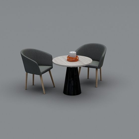 Urban Retreat Table and Chair Set 3D model