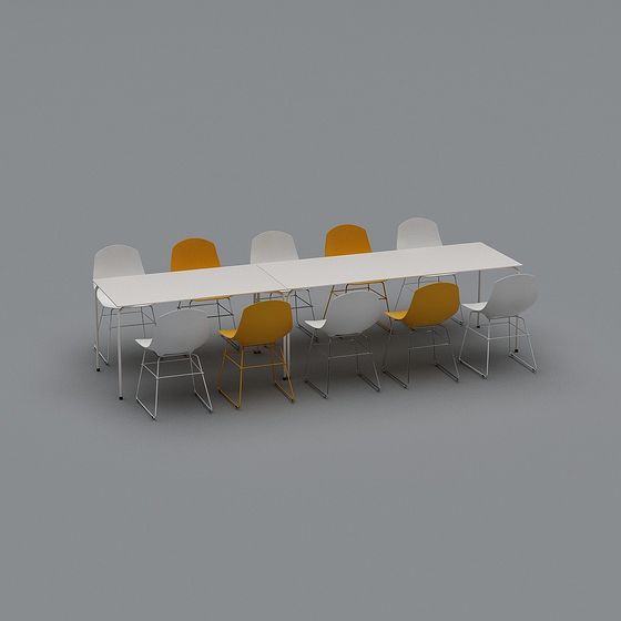 Meeting Room Set 3D model for Modern Spaces