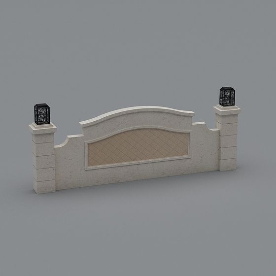 新中式中庭の岩石-8-コミュニティ景観壁