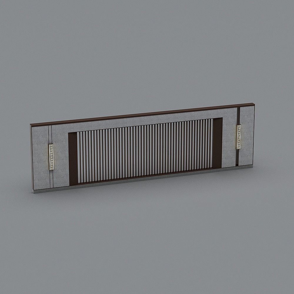 New Chinese style courtyard landscape-2-landscape wall combination