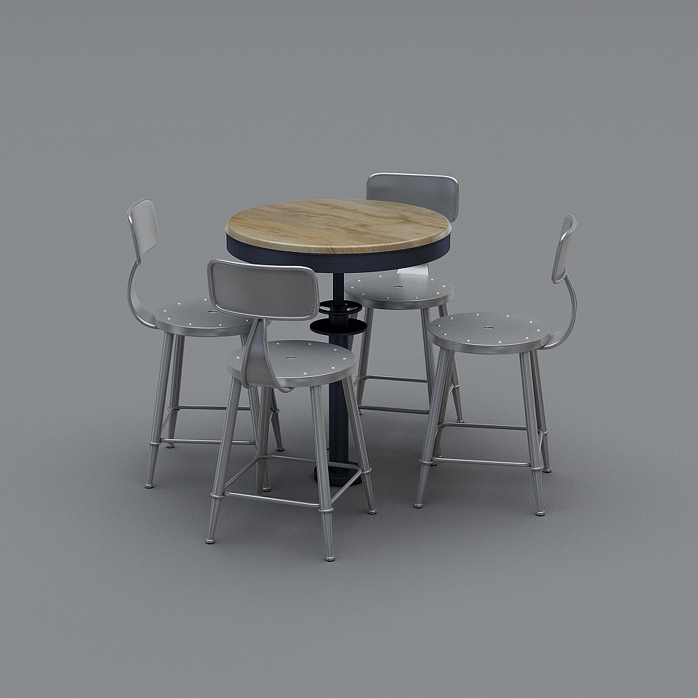 Mesa y silla de comedor combinadas