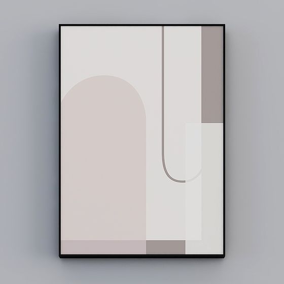 Abstract Geometric Art 3D model