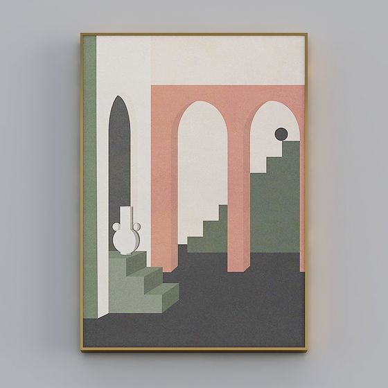 Abstract Space 3D model