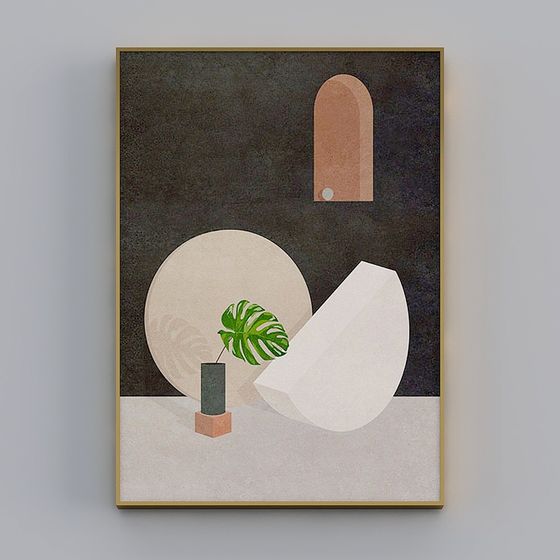 Abstract Geometric Artwork 3D model