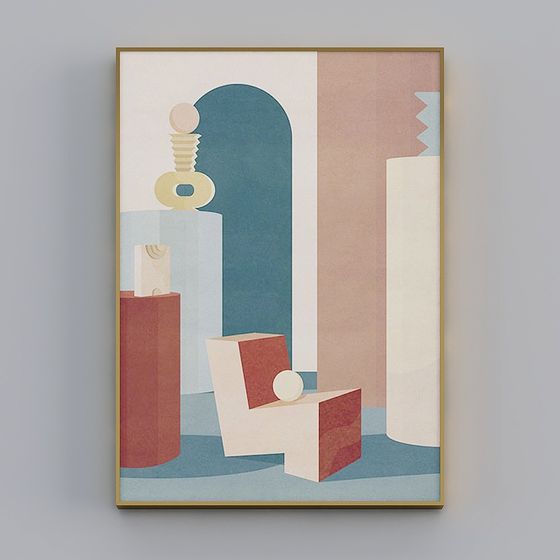 Stunning Abstract Geometric Frame 3D model