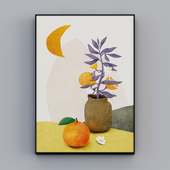 Clementine & Moonlight 3D model for Creative Design