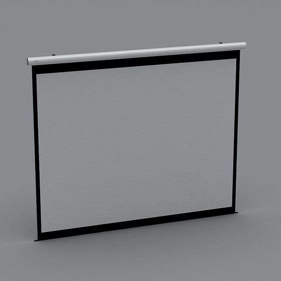 Low Poly Projection Screen 3D model