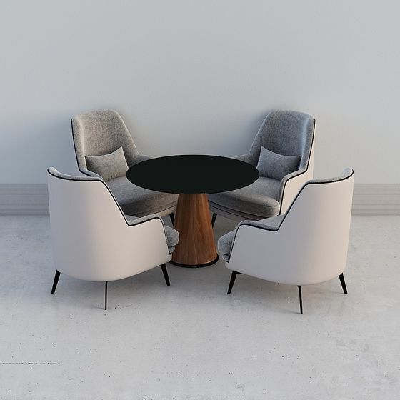 Urban Lounge 3D model for Modern Interiors