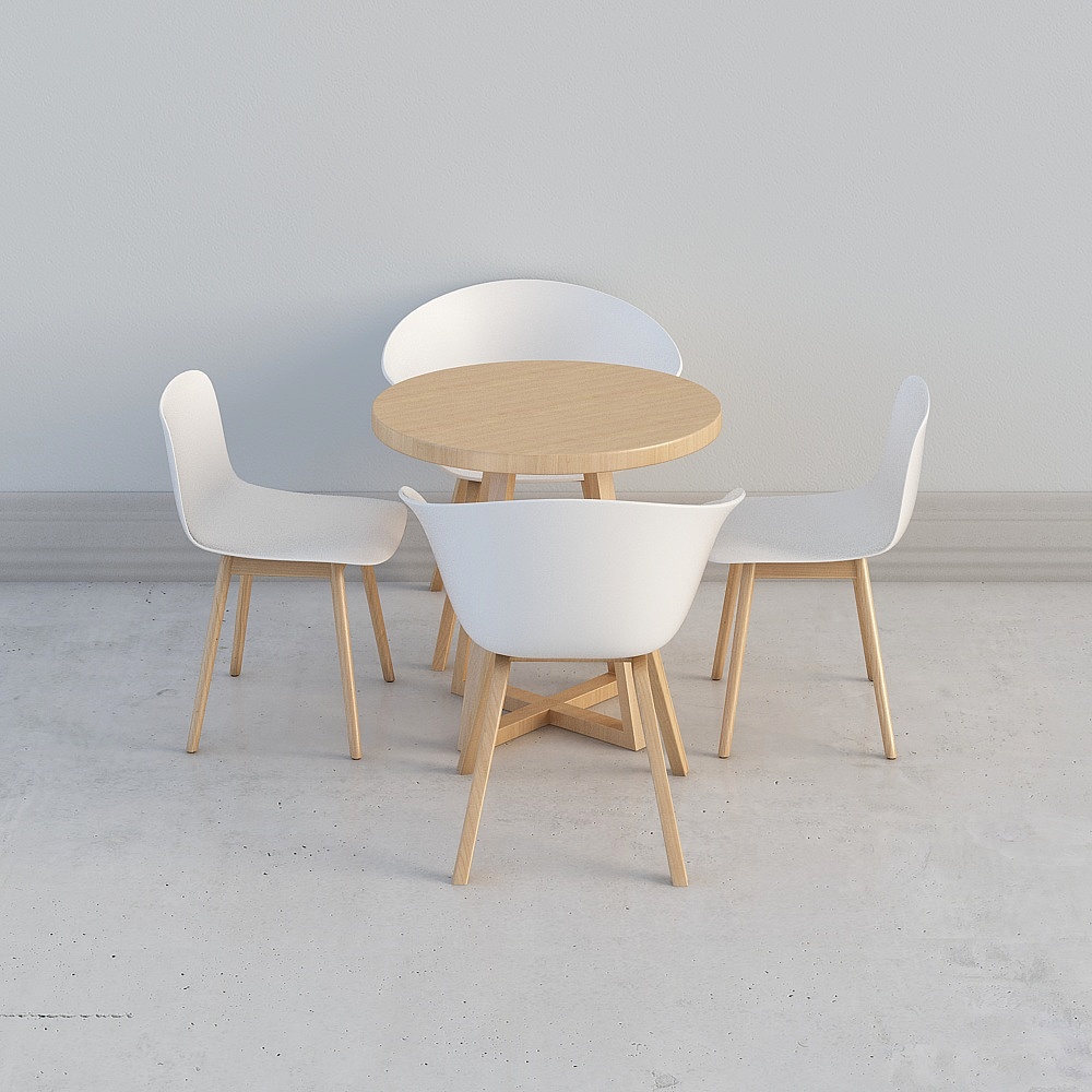 Modern training school-desk and chair combination