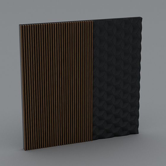 Hexagon Stripes 3D model