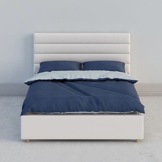 Stylish 3D Bed Frame Model for Modern Interiors