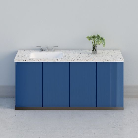 Urban Blue Vanity 3D model