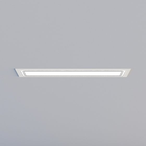 Sleek Embedded LED Strip 3D Model for Modern Spaces