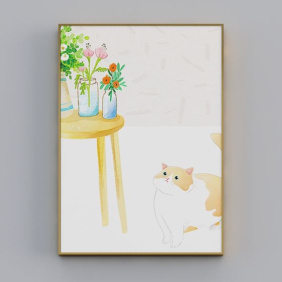 Cozy Corner Cat 3D model