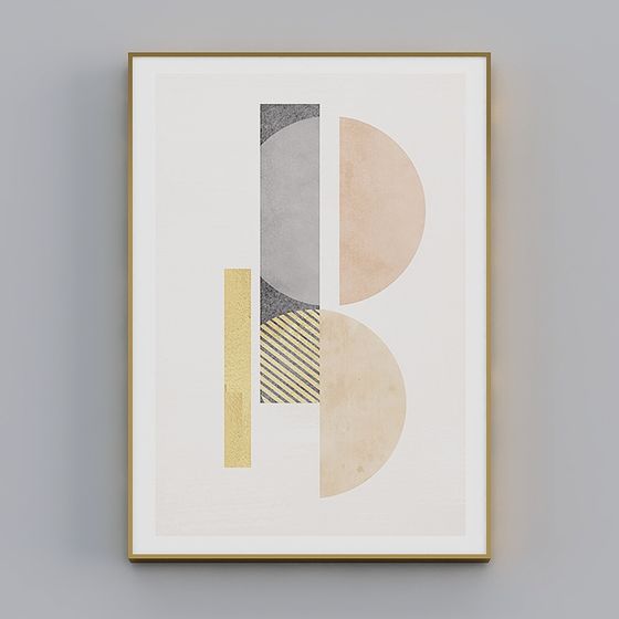 Stunning Abstract Geometric Art 3D model for Creatives