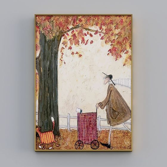 Autumn Pathway 3D model