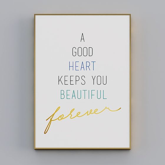 Inspiring Poster 3D model