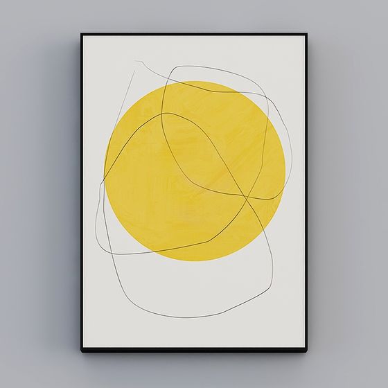 Abstract Dance of Circles 3D model