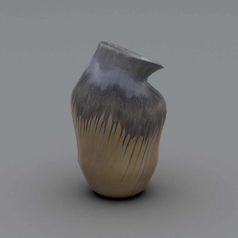 Luminous Porcelain Vase 3D model